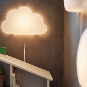 Set of 2: IKEA Kids Cloud Wall Light